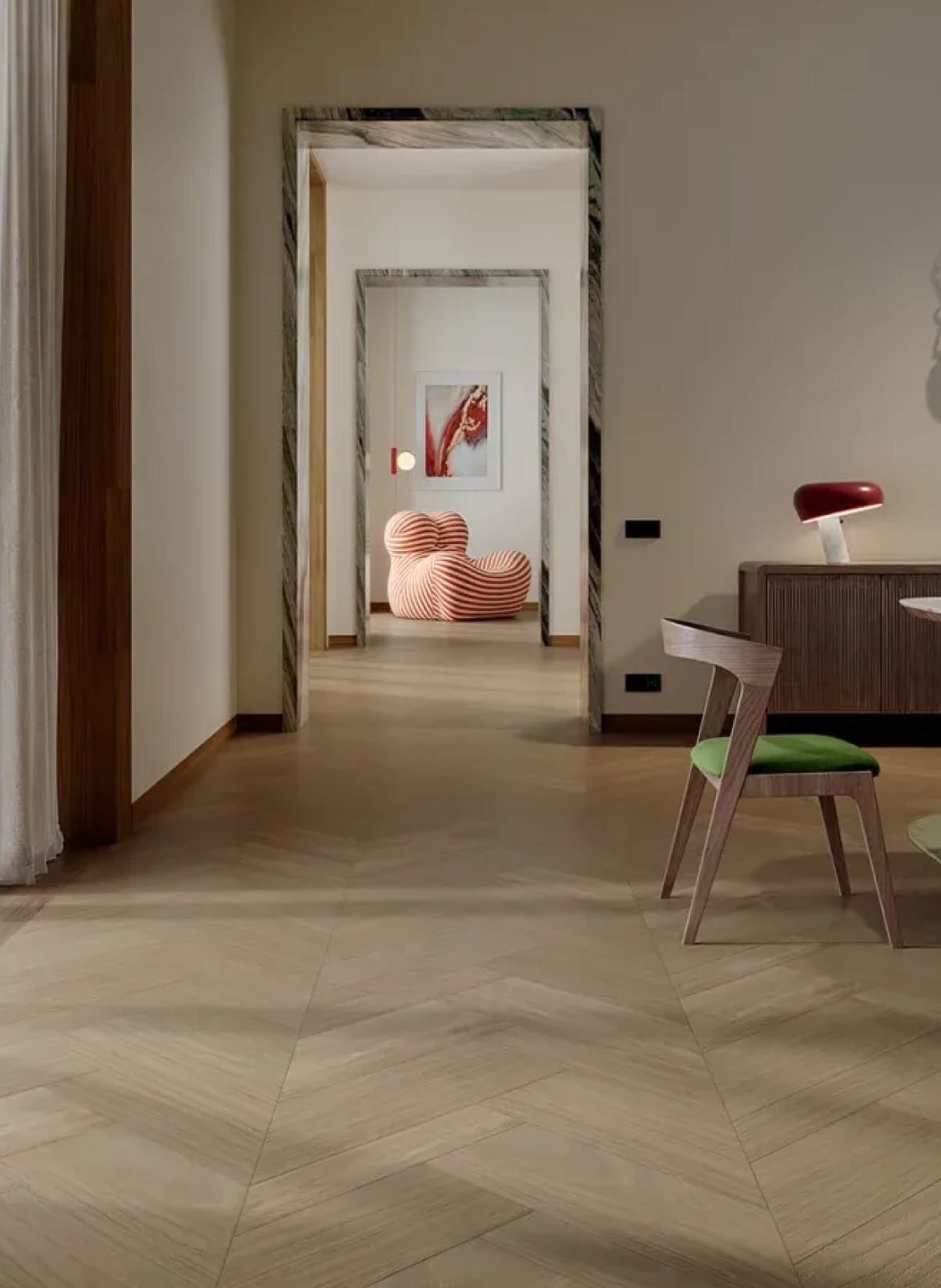 Pavimento de madera modular italiano para proyectos de interiorismo