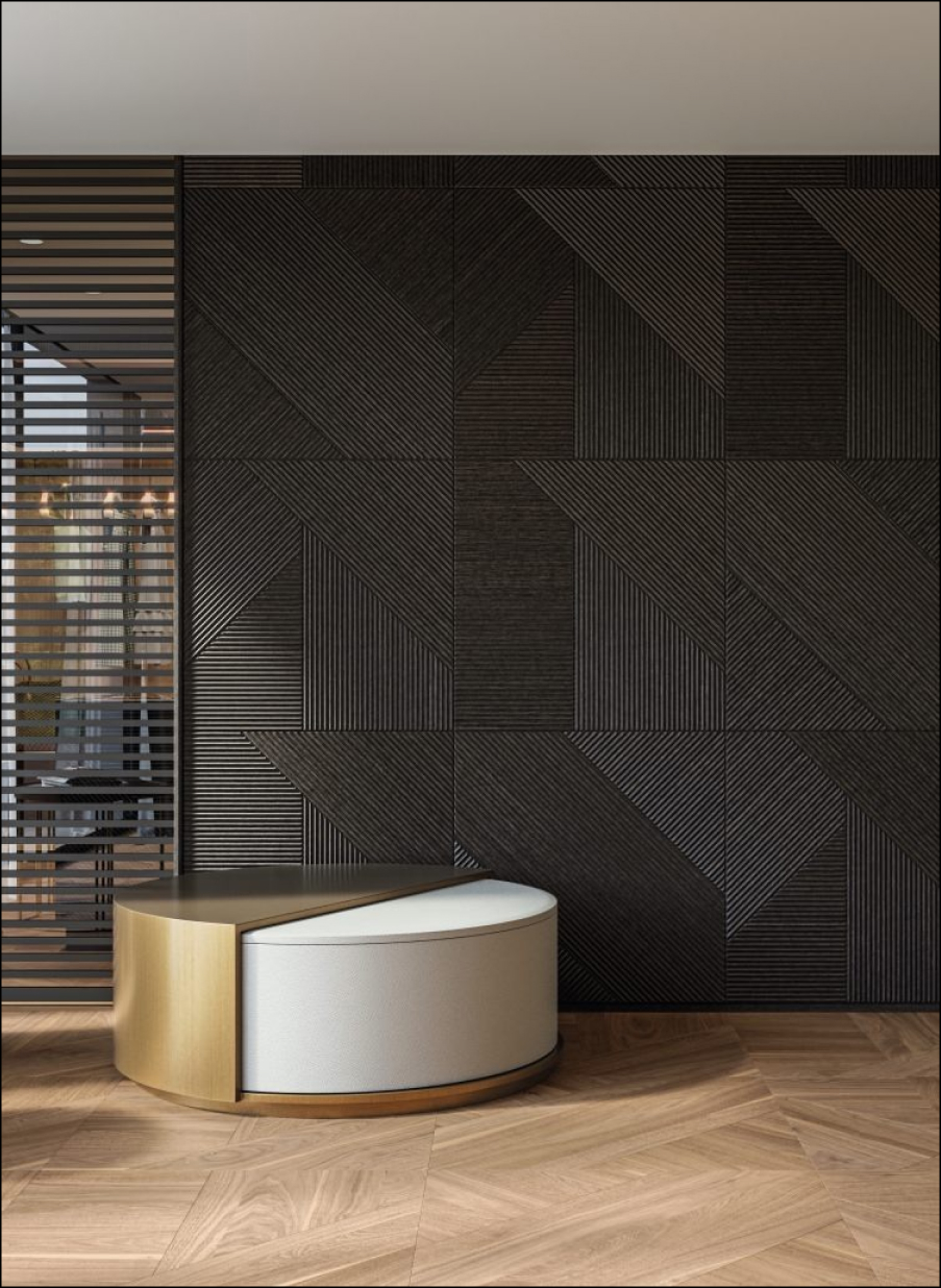 Mueble de madera banco decorativo para ambiente minimalista